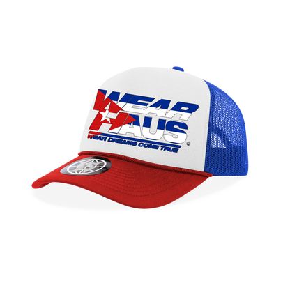 "world tour" Logo Trucker